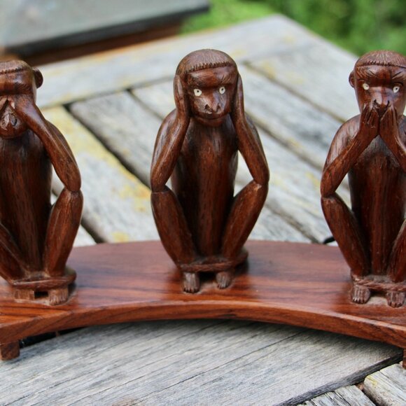 Wooden Monkey - Picture 3 of 5
